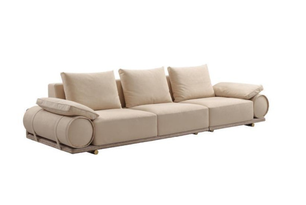 Wohnzimmer Polstersofas Modern Dreisitzer Sofa 4er. Couch Luxus Polster Möbel