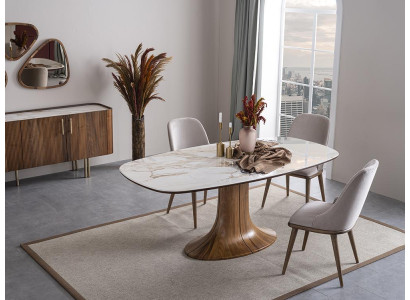Luxus Komplett Esstisch 4x Stühle Luxus Esszimmer Einrichtung Design Möbel