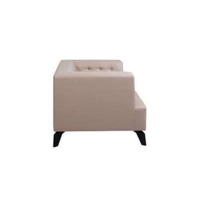 Luxus Beiger Ledersessel Polster Lounge Einsitzer Relax Clubsessel Stil
