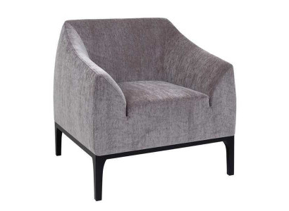 Grauer Wohnzimmer Sessel Polstersessel Einsitzer Moderner Relaxsessel