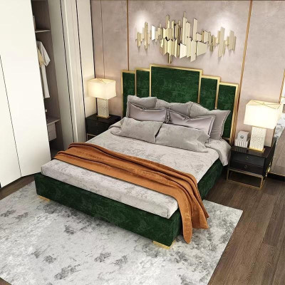 Design Bett Textil Luxus Betten Modernes Hotel Gestell Schlaf Zimmer 180x200