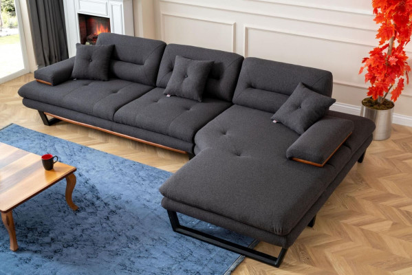 Modern Sofagarnitur 3 + 1 Sitzer und Ecksofa L-form Designer Möbel neu