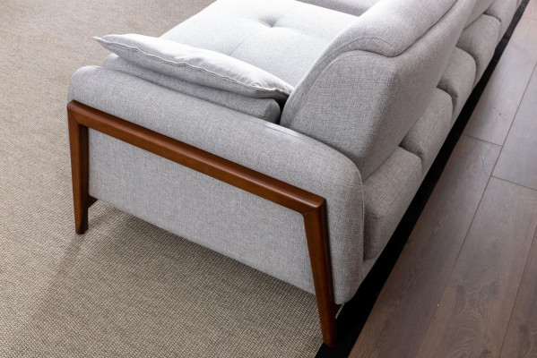 Luxus Sofa 3 Sitzer Dreisitzer Möbel in Wohnzimmer Modern Polster Textil