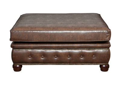Fußhocker Club Lounge Hocker Chesterfield Textil Ottoman Design Ottomane Stoff