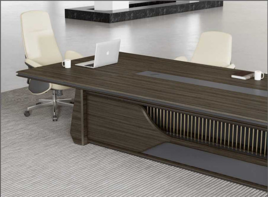 Konferenztisch Besprechungs Tisch Luxus Büro Möbel Moderner Braun Tische