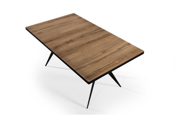 Luxus Esszimmertisch Ausziehbarer Design Küchentisch Holz Braun Tisch