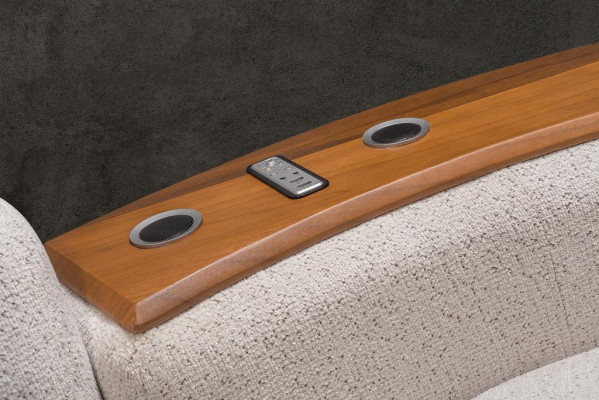 Beiges Modulsofa Designer Ecksofas Wohnzimmer Luxuriöse Polster Couchen