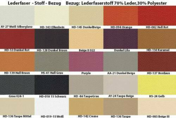 Ledersofa Wohnlandschaft Eck Garnitur Design Modern Sofa L-Form Couchtisch G8046
