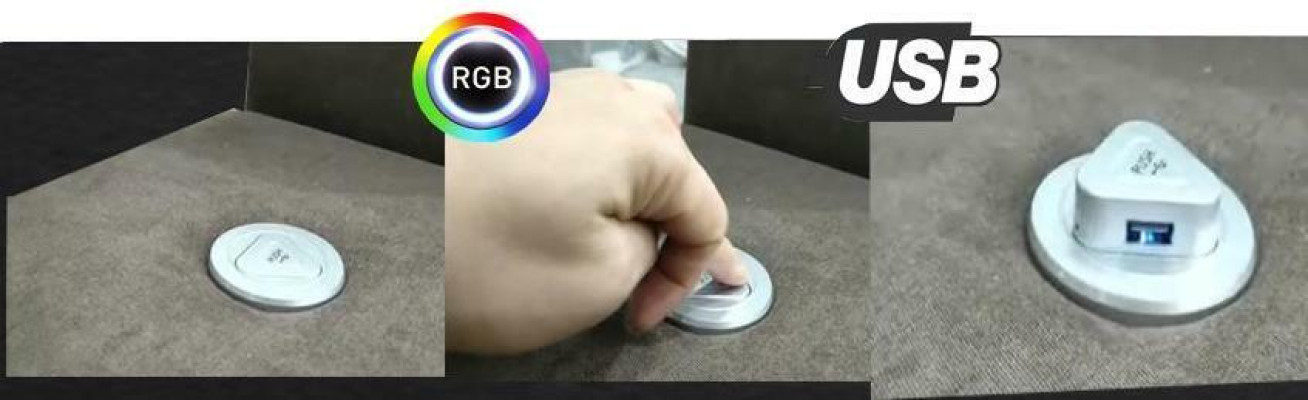 Design Leder Polster Sitz Zimmer Eck Wohn Sofa +USB Designer Garnitur Sofas Neu