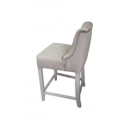 Barhocker Barstuhl Samt Stoff Design Barstühle Bar Hocker 2er Set Tresen