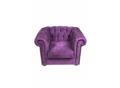 Chesterfield Sessel Couch Polster 1 Sitzer Samt Design Couchen Sofas