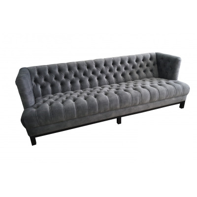 Klassische Design Couch Polster Sofa Dreisititzer Stoff Couchen 3 Sitzer Sofas