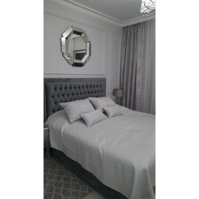 Chesterfield Bett Polster Doppel Hotel Deko Betten Schlafzimmer 140x200cm