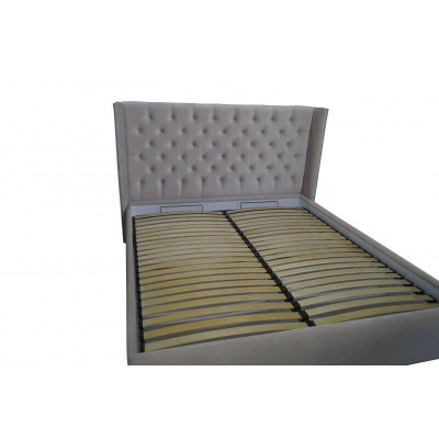 Chesterfield Bett Polster Doppel Hotel Deko Betten Schlafzimmer 180x200cm