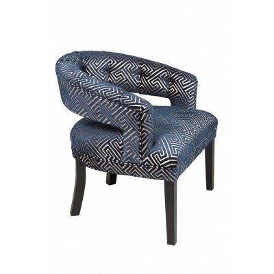 Design Chesterfield Stühle Garnitur Stuhl Textil Polster Hotel Gruppe 4x Set