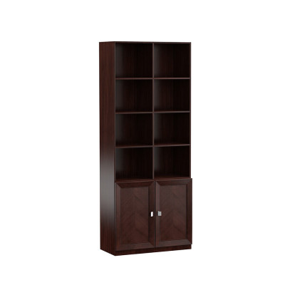 System Büro Möbel Deko Vitrine Aktenschrank Klassischer Holz Schrank Regal