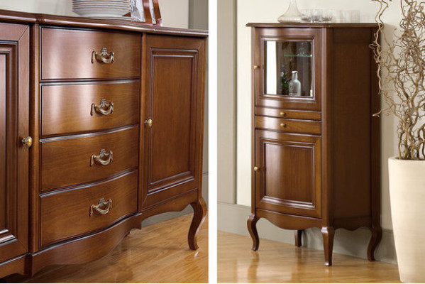 Echtholz Kommode Schrank Schränke Klassische Bar Vintage Rustikale Bar - PR - KB