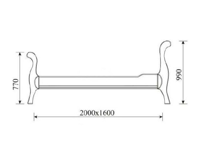 Echt Holz Massiv Kolonial Stil Bett 160/180x200cm Betten Doppelbett Neu Ehe OB
