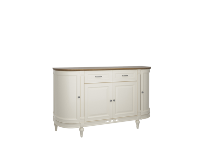 Klassische Kommode Vitrine Kommoden Vitrinenschrank Kommodenschrank FL-K4