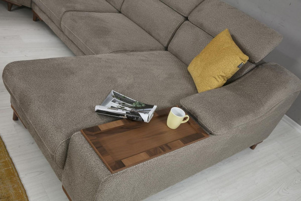 Sofa Couch Ecksofa L-form Polster Modern Wohnzimmer Relax Sitz Luxus Möbel