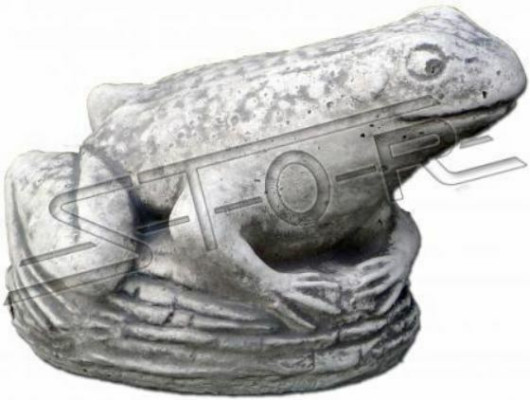 Garten Dekoration Frosch Terrasse Stein Figuren Figur Deko Statue
