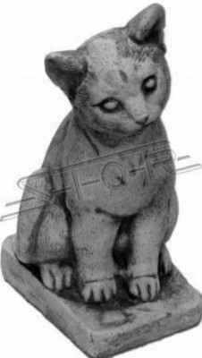 Garten Dekoration Katze Dekorative Terrasse Stein Figuren Figur Statue