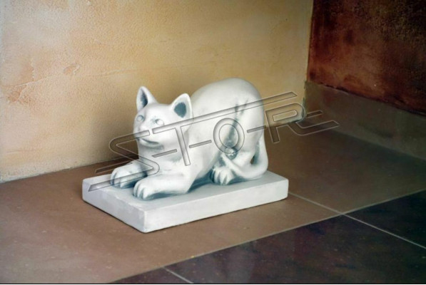 Garten Dekoration Katze Terrasse Dekorative Stein Figuren Figur Statue