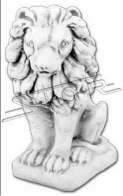 Garten Dekoration Löwe Statue Skulptur Figuren Natur Skulpturen Designer