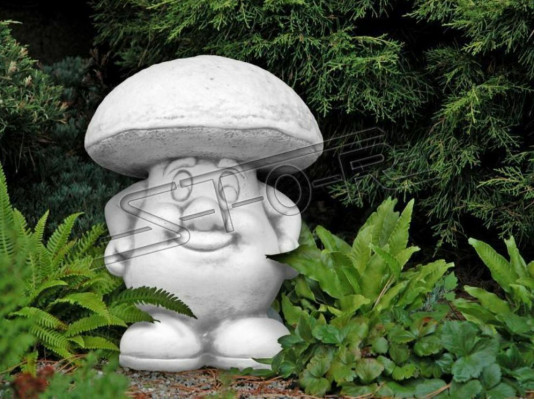 Garten Dekoration Pilz Terrasse Stein Dekor Figur Figuren Natur Statue