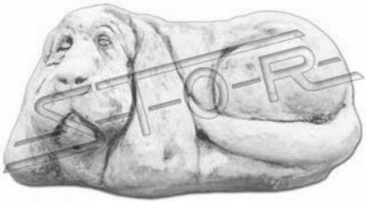 Garten Dekorative Hund Statue Skulptur Figuren Skulpturen Designer Figur