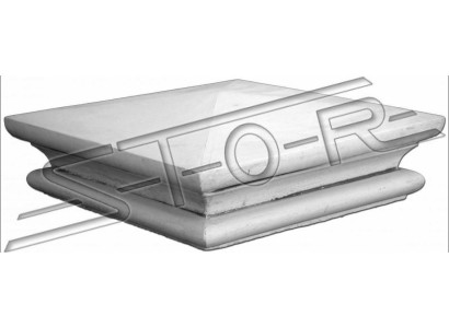 Garten Mauer Zaun Säulen Krone Dekoration Mauerwerk Kronen