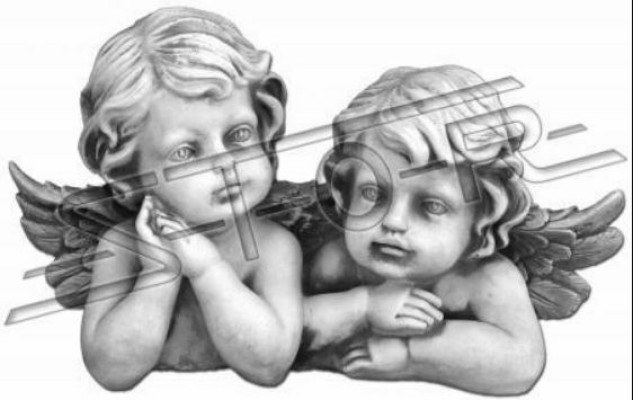 Grabengel Engel Schutzengel Grabschmuck Stein Dekoration Figur