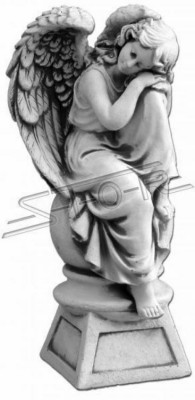 Grabschmuck Grab Stein Dekoration Figur Skulptur Engel Gott Deko Heilig