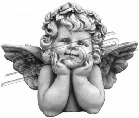 Grabschmuck Grab Stein Dekoration Figur Skulptur Engel Deko Gott Heilig