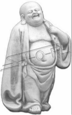 Happy Buddha Statue Figur Garten Figuren Statuen Skulptur Skulpturen