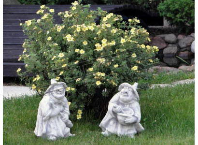 Hexe 29cm Skulptur Design Figur Statue Garten Figuren Statuen