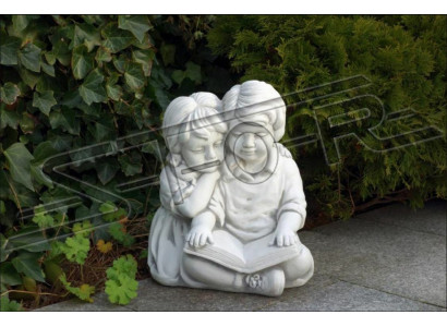 Junge & Mädchen Lesen Garten Dekoration Kinder Figur Figuren