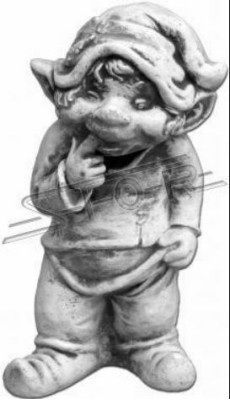 Junge Bub 40cm Figur Statue Figuren Skulptur Dekorative Statuen Garten