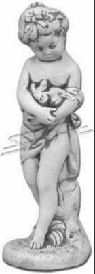 Kind 43cm Skulptur Design Figur Statue Garten Figuren Statuen