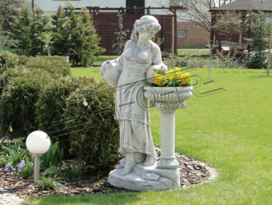 Kübel Skulptur Design Figur Statue Garten Figuren Statuen Skulpturen S101077