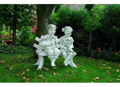 Mädchen Sitzende Figur Statue Figuren Skulptur Statuen Garten