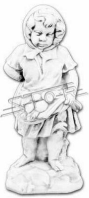 Mädchen 71cm Figur Statue Figuren Skulptur Statuen Garten