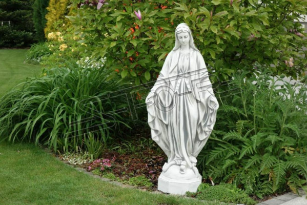 Mutter Jesus Maria Statue Grab Skulptur Heilige Figur Garten Deko