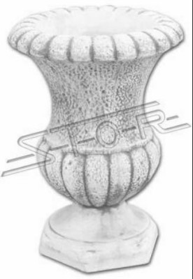 Natur Blumenkübel Pflanz Kübel Dekoration Figur Blumentöpfe Garten Vasen