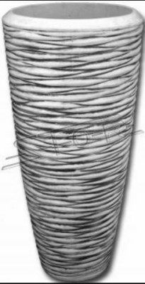 Natur Blumenkübel Pflanz Kübel Dekoration Garten Vasen Blumentöpfe Figur