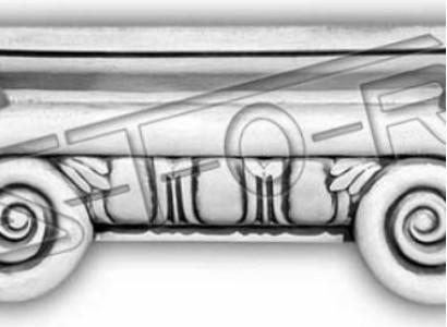 Säulen Element Sockel Kopf Abdeckung für Säule Dekor Antik Stil Garten