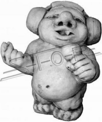 Schweinchen Poroschenko Figur Skulptur Figuren Statue WC Toiletten