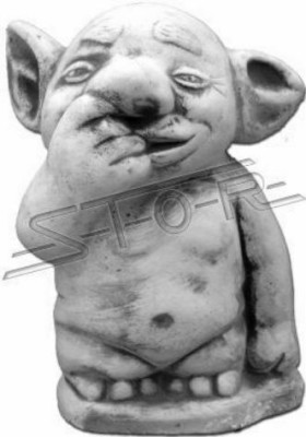 Troll 22cm Skulptur Design Figur Statue Garten Figuren Statuen