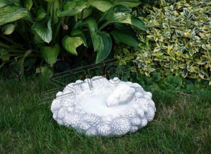 Vogel Tränke Skulptur Design Dekor Figur Statue Garten Figuren Statuen