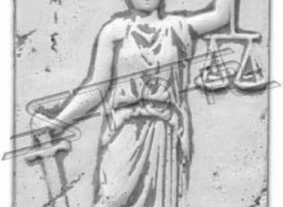 Wandrelief Relief Wandbild Bild Bilder Justizia Dekor Gerechtigkeit Gemälde